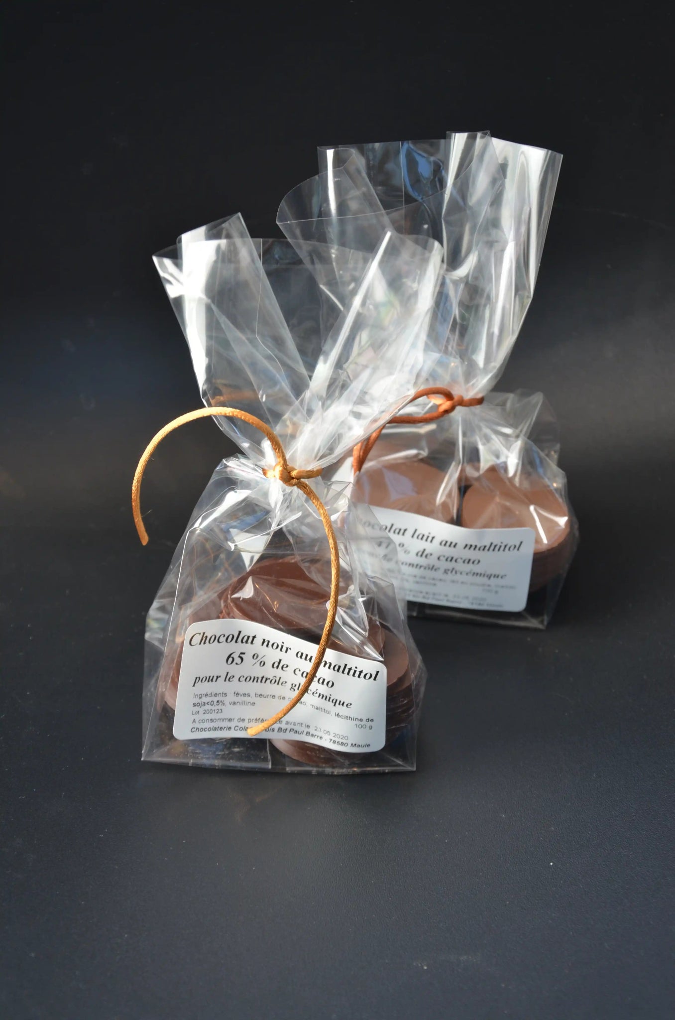 Palets de Chocolat Au Maltitol - Chocolats Colas