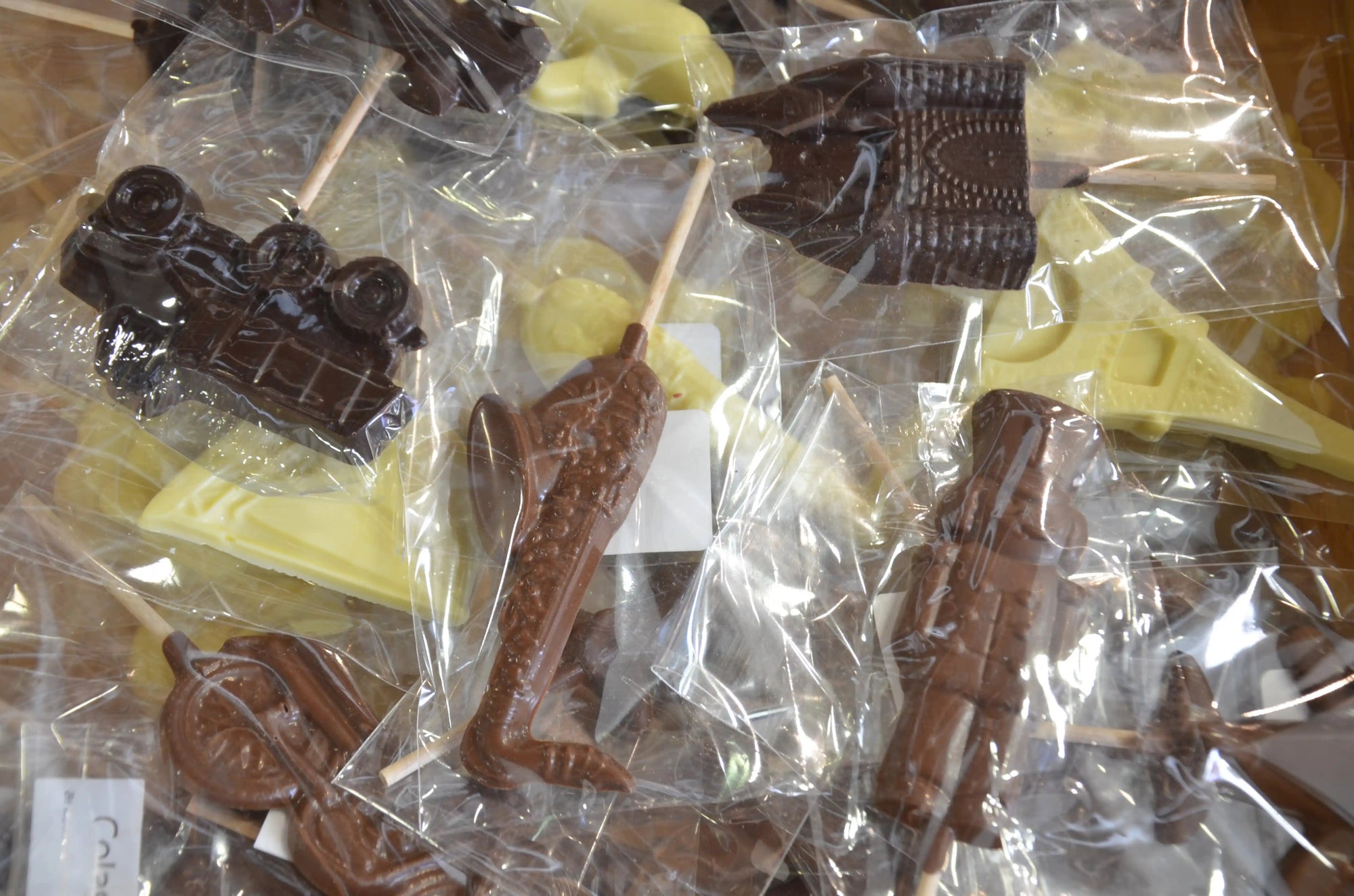 Sucettes - Chocolats Colas