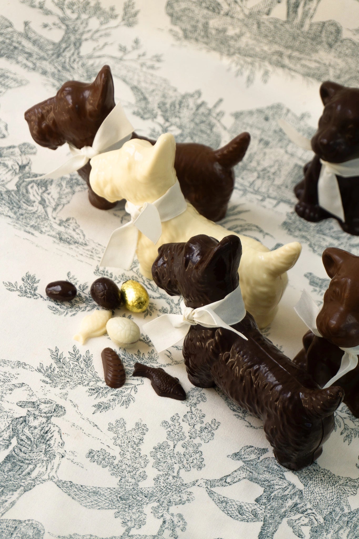 Chien de Pâques garni - Chocolats Colas