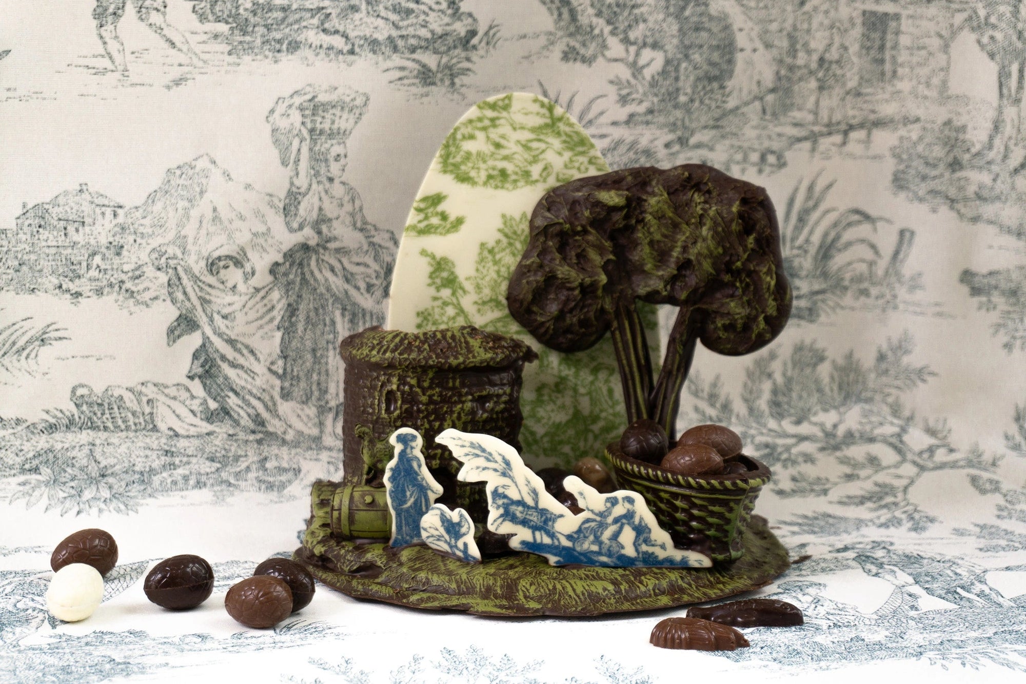 Composition Bastide sur Praliné - Chocolats Colas