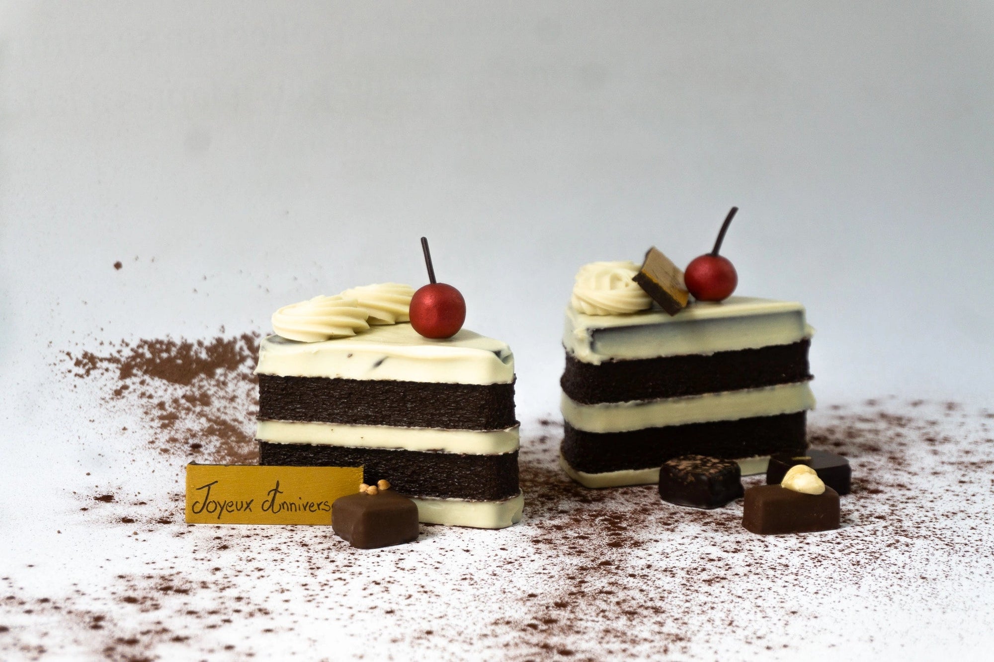 Part de Gâteau "Joyeux anniversaire" - Chocolats Colas