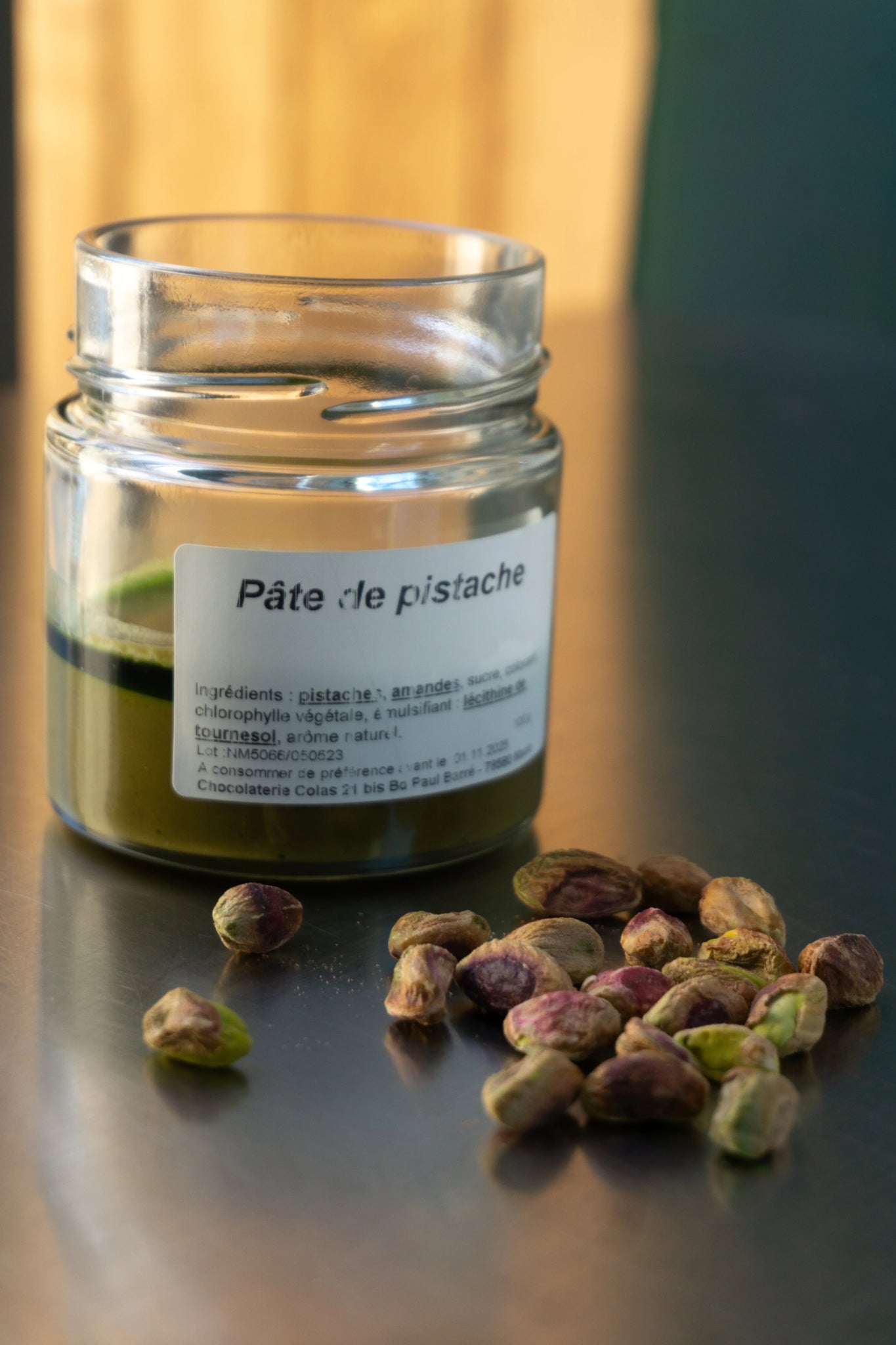 Pâte de pistache - Chocolats Colas