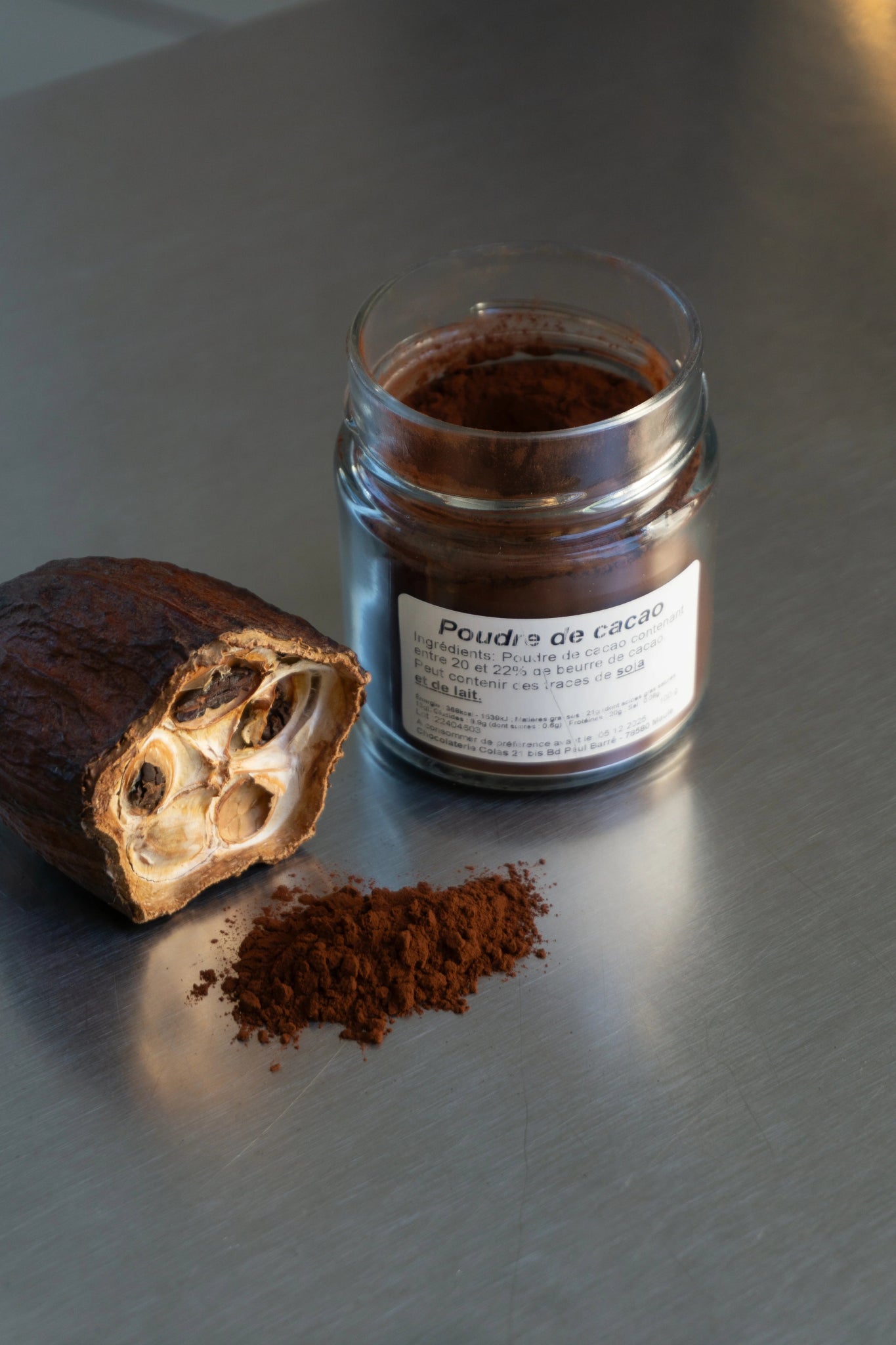 Poudre de cacao - Chocolats Colas