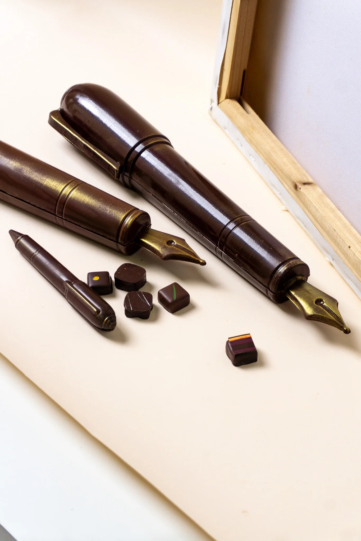 Le Stylo Plume en chocolat